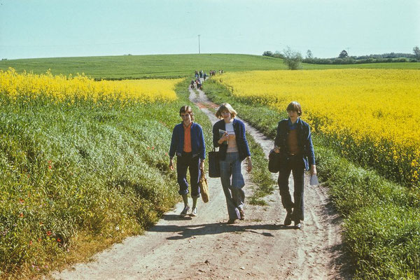 1977: Der Gang durch die blühende Landschaft war ein Erlebnis.